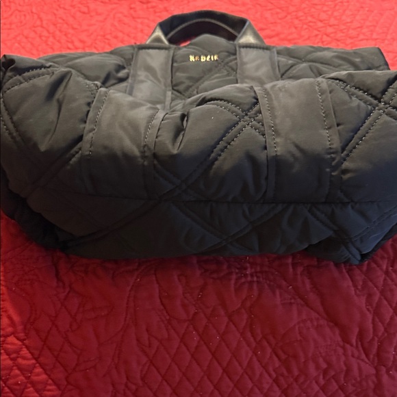 KEDZIE Black Quilted Tote Bag - Picture 8 of 10